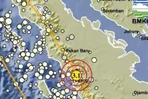 Gempa Hari Ini M 3,1 Guncang Solok Sumbar, Pusat Getaran di Darat Gempa Hari Ini M 3,1 Guncang Solok Sumbar, Pusat Getaran di Darat