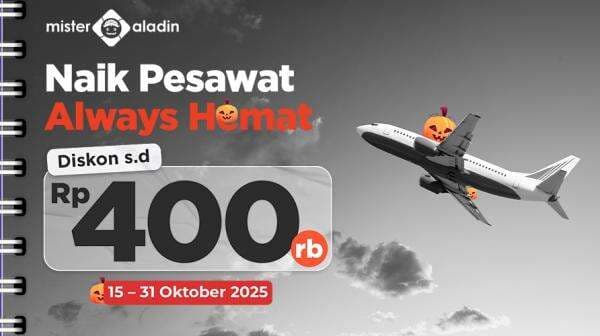 Wujudkan Liburan Impian Tanpa Khawatir soal Biaya: Ada Diskon Pesawat sampai Rp400.000 Wujudkan Liburan Impian Tanpa Khawatir soal Biaya: Ada Diskon Pesawat sampai Rp400.000