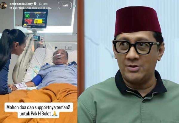 Haji Bolot Dirawat Intensif akibat Serangan Jantung, Andre Taulany Minta Doa Kesembuhan Haji Bolot Dirawat Intensif akibat Serangan Jantung, Andre Taulany Minta Doa Kesembuhan