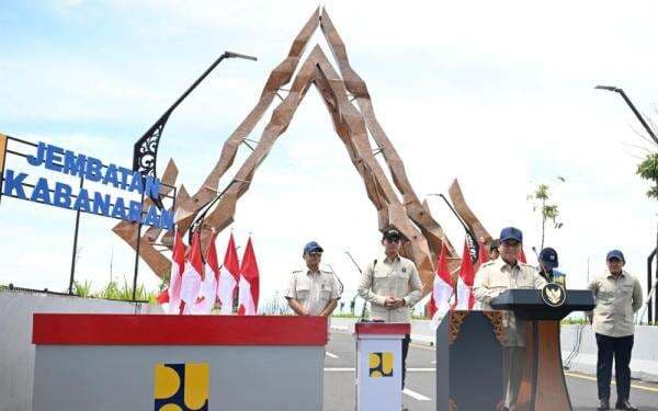 Presiden Prabowo Resmikan Jembatan Kabanaran dan Empat Proyek Infrastruktur Senilai Rp1,97 Triliun Presiden Prabowo Resmikan Jembatan Kabanaran dan Empat Proyek Infrastruktur Senilai Rp1,97 Triliun