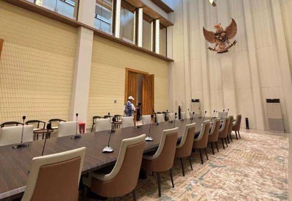 Penampakan Dalam Bandara VVIP IKN: Ada Ruang Rapat hingga Kamar Istirahat Presiden Penampakan Dalam Bandara VVIP IKN: Ada Ruang Rapat hingga Kamar Istirahat Presiden