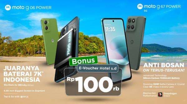 Anti Bosan On Terus-Terusan, Moto g 56 POWER 5G, Smartphone Andal Siap Temani Setiap Petualangan Anti Bosan On Terus-Terusan, Moto g 56 POWER 5G, Smartphone Andal Siap Temani Setiap Petualangan