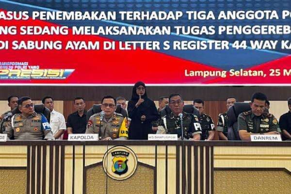 2 Oknum TNI Tersangka Kasus Penembakan 3 Polisi hingga Tewas di Way Kanan 2 Oknum TNI Tersangka Kasus Penembakan 3 Polisi hingga Tewas di Way Kanan