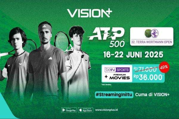 2 Turnamen Bergengsi ATP 500 Minggu Ini, Streaming di VISION+ 2 Turnamen Bergengsi ATP 500 Minggu Ini, Streaming di VISION+