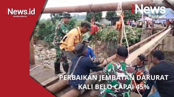 Dikebut, Jembatan Darurat Tersono-Bawang Segera Difungsikan Dikebut, Jembatan Darurat Tersono-Bawang Segera Difungsikan