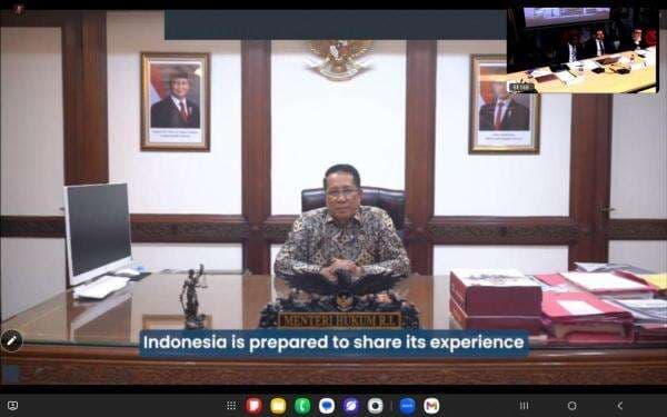 Menkum Sampaikan Capaian Posbankum Desa kepada Anngota JAC Menkum Sampaikan Capaian Posbankum Desa kepada Anngota JAC