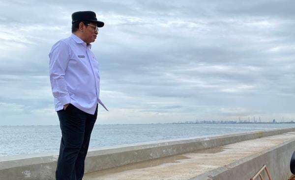 Cek Progres Tanggul Laut Ancol Sepanjang 2,1 Km, Pramono: Sudah 95 Cek Progres Tanggul Laut Ancol Sepanjang 2,1 Km, Pramono: Sudah 95