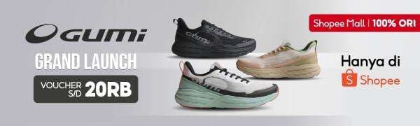 GUMI Sport Kini Tersedia Secara Eksklusif di Shopee Mall, Tawarkan Sepatu Lari Lokal Berkualitas GUMI Sport Kini Tersedia Secara Eksklusif di Shopee Mall, Tawarkan Sepatu Lari Lokal Berkualitas