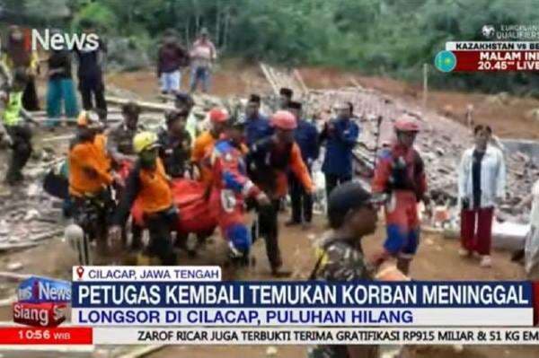 Update Longsor Cilacap: 2 Korban Tewas Ditemukan, 18 Orang Masih Hilang Update Longsor Cilacap: 2 Korban Tewas Ditemukan, 18 Orang Masih Hilang