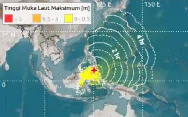 Gempa Kepulauan Sangihe Capai 7,7 M, Peringatan Tsunami untuk Sulut hingga Malut Gempa Kepulauan Sangihe Capai 7,7 M, Peringatan Tsunami untuk Sulut hingga Malut