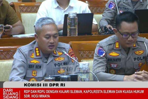 Kapolres Sleman Dicecar Habis-habisan, Anggota DPR: Kalau Saya Kapolda Anda Dicopot! Kapolres Sleman Dicecar Habis-habisan, Anggota DPR: Kalau Saya Kapolda Anda Dicopot!