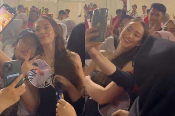 3 Potret Cantik Sara Hilgers saat Dikerubungi Pendukung Timnas Indonesia, Ramah Banget 3 Potret Cantik Sara Hilgers saat Dikerubungi Pendukung Timnas Indonesia, Ramah Banget