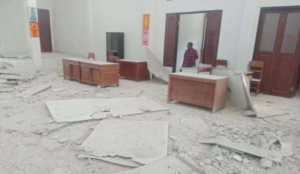 Gempa M6,6di Kabupaten Sarmi Papua, BNPB: 50 Rumah Rusak dan 3 Gereja Terdampak Gempa M6,6di Kabupaten Sarmi Papua, BNPB: 50 Rumah Rusak dan 3 Gereja Terdampak