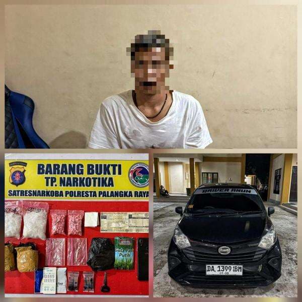 Satresnarkoba Polresta Palangka Raya Gagalkan Peredaran Sabu dan Ekstasi Senilai Puluhan Juta Rupiah Satresnarkoba Polresta Palangka Raya Gagalkan Peredaran Sabu dan Ekstasi Senilai Puluhan Juta Rupiah