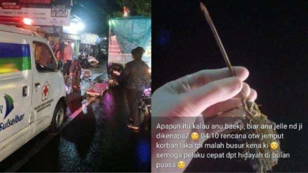 Petugas PMI di Maros Jadi Korban Pembusuran Geng Motor Petugas PMI di Maros Jadi Korban Pembusuran Geng Motor
