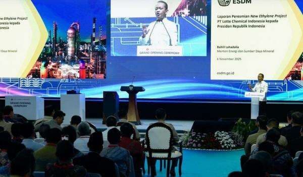 Pabrik Lotte di Cilegon Resmi Beroperasi, Bisa Tekan Impor Migas hingga Rp23 Triliun Pabrik Lotte di Cilegon Resmi Beroperasi, Bisa Tekan Impor Migas hingga Rp23 Triliun