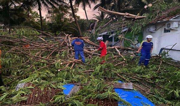 Di Dapur saat Rumah Majikan Tertimpa Pohon Tumbang, Entin Dilarikan ke Puskesmas Cigayam Ciamis Di Dapur saat Rumah Majikan Tertimpa Pohon Tumbang, Entin Dilarikan ke Puskesmas Cigayam Ciamis