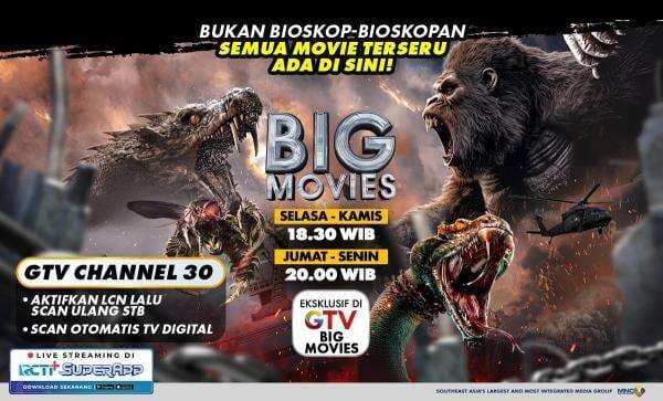 Bukan Bioskop-bioskopan! Maraton Action dan Teror Monster di GTV Big Movies Bukan Bioskop-bioskopan! Maraton Action dan Teror Monster di GTV Big Movies