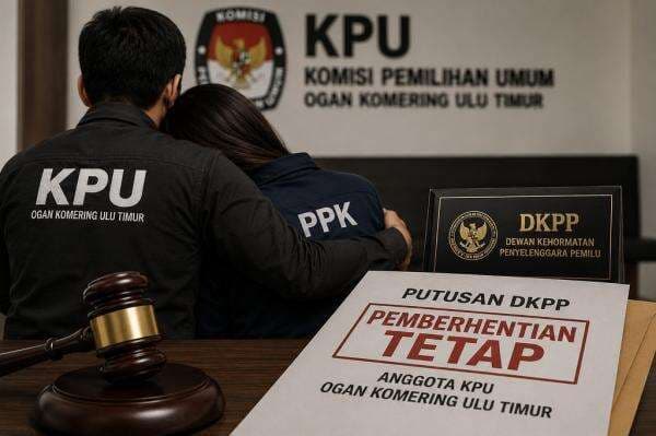Selingkuh dengan Bawahan, Anggota KPU Ogan Komering Ulu Timur Dipecat! Selingkuh dengan Bawahan, Anggota KPU Ogan Komering Ulu Timur Dipecat!