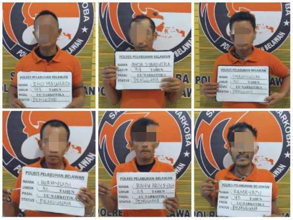 Polres Pelabuhan Belawan Gerebek Kampung Narkoba di Desa Sampali, 1 Pengedar 5 Pengguna Ditangkap Polres Pelabuhan Belawan Gerebek Kampung Narkoba di Desa Sampali, 1 Pengedar 5 Pengguna Ditangkap