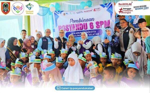 Ketua TP Posyandu Kalsel Lakukan Pembinaan Posyandu 6 SPM Di Desa Mandiangin Barat Ketua TP Posyandu Kalsel Lakukan Pembinaan Posyandu 6 SPM Di Desa Mandiangin Barat