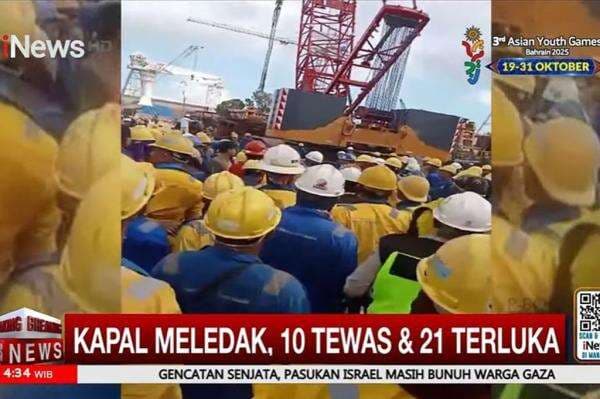 Update Tanker MT Federal II Meledak di Batam, Korban Bertambah jadi 31 Orang Update Tanker MT Federal II Meledak di Batam, Korban Bertambah jadi 31 Orang