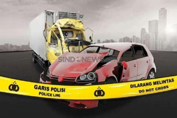 4 Kendaraan Tabrakan Beruntun di Tol Jakarta-Cikampek KM 50 Arah Jakarta 4 Kendaraan Tabrakan Beruntun di Tol Jakarta-Cikampek KM 50 Arah Jakarta