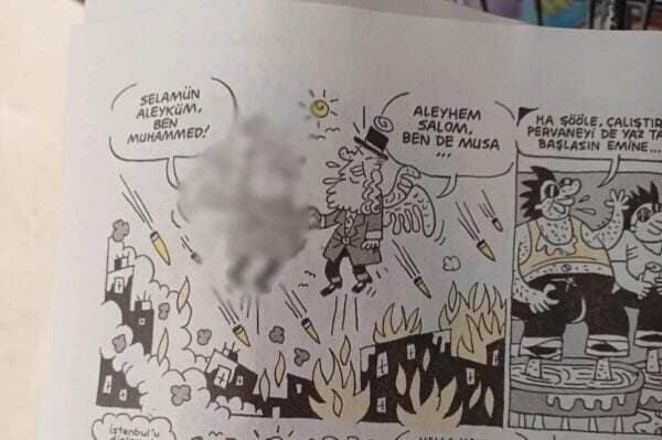 4 Orang Ditahan Polisi Istanbul karena Terbitkan Kartun Nabi Muhammad dan Nabi Musa Jabat Tangan 4 Orang Ditahan Polisi Istanbul karena Terbitkan Kartun Nabi Muhammad dan Nabi Musa Jabat Tangan