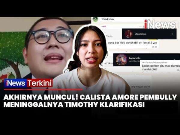 Mahasiswi Kedokteran Unud Calista Amore Muncul, Minta Maaf Sambil Menangis Mahasiswi Kedokteran Unud Calista Amore Muncul, Minta Maaf Sambil Menangis