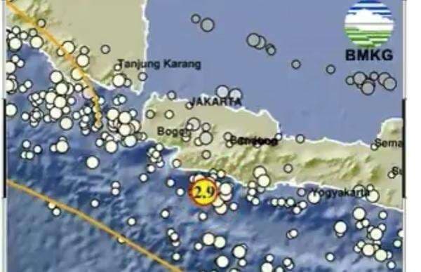 Info BMKG Gempa Terkini M 2,9 Guncang Sukabumi Info BMKG Gempa Terkini M 2,9 Guncang Sukabumi