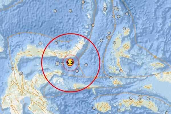 Gempa M 6,2 Guncang Bolaanguki Sulut, BMKG Pastikan Tidak Berpotensi Tsunami Gempa M 6,2 Guncang Bolaanguki Sulut, BMKG Pastikan Tidak Berpotensi Tsunami