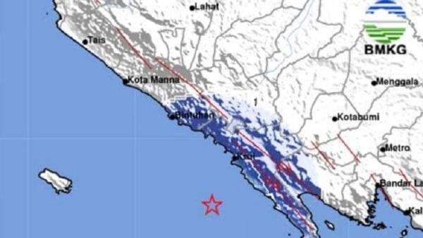 Gempa Bumi Magnitudo 4,5 Guncang Pesisir Barat Lampung Gempa Bumi Magnitudo 4,5 Guncang Pesisir Barat Lampung