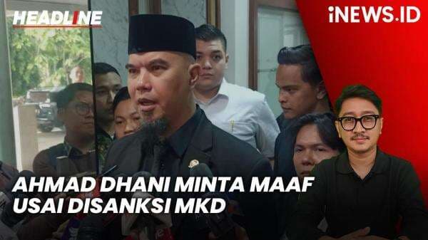 Headline iNEWS.ID: Ahmad Dhani Minta Maaf usai Disanksi MKD karena Hina Marga Pono Headline iNEWS.ID: Ahmad Dhani Minta Maaf usai Disanksi MKD karena Hina Marga Pono