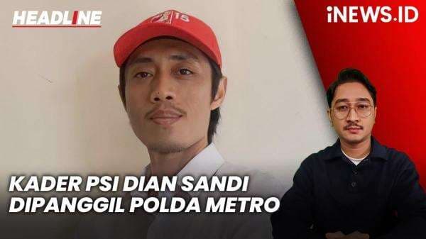 Headline iNEWS.ID: Kader PSI Dian Sandi Dipanggil Polda Metro soal Kasus Ijazah Palsu Jokowi Headline iNEWS.ID: Kader PSI Dian Sandi Dipanggil Polda Metro soal Kasus Ijazah Palsu Jokowi