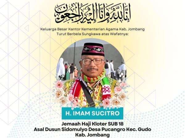 Jemaah Haji Asal Jombang Wafat di Mekkah, Sempat Pingsan saat Hendak Potong Rambut Jemaah Haji Asal Jombang Wafat di Mekkah, Sempat Pingsan saat Hendak Potong Rambut