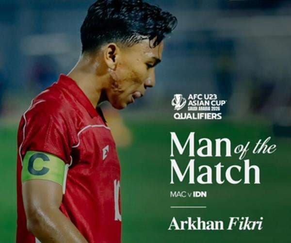 Reaksi Berkelas Arkhan Fikri Jadi Man of The Match saat Timnas Indonesia U-23 Bantai Makau 5-0 Reaksi Berkelas Arkhan Fikri Jadi Man of The Match saat Timnas Indonesia U-23 Bantai Makau 5-0