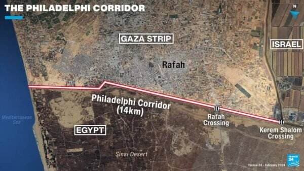 5 Fakta Koridor Philadelphi di Gaza, Jalur yang Kini Dikuasai Israel