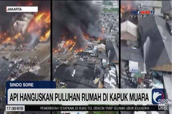 500 Rumah di Kapuk Muara Ludes Terbakar, 2.000 Jiwa Mengungsi 500 Rumah di Kapuk Muara Ludes Terbakar, 2.000 Jiwa Mengungsi