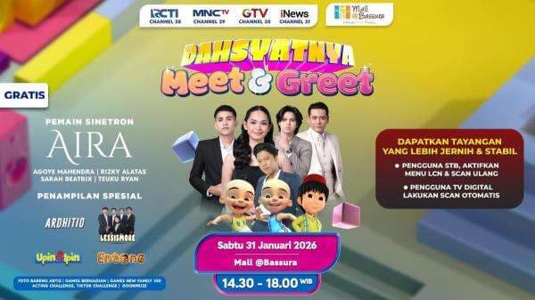 Agoye Mahendra dan Sarah Beatrix Akan Meriahkan Dahsyatnya Meet & Greet Aira Agoye Mahendra dan Sarah Beatrix Akan Meriahkan Dahsyatnya Meet & Greet Aira