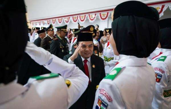 Momen Langka Ketua DPRD Kota Bogor, Pertama Kali Dapat Mandat Baca Teks Proklamasi Momen Langka Ketua DPRD Kota Bogor, Pertama Kali Dapat Mandat Baca Teks Proklamasi