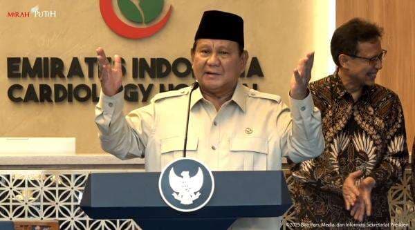Resmikan RS Kardiologi Emirates-Indonesia Inisiatif Jokowi, Prabowo : Takdir Tak Bisa Ditolak, Alhamdulillah Resmikan RS Kardiologi Emirates-Indonesia Inisiatif Jokowi, Prabowo : Takdir Tak Bisa Ditolak, Alhamdulillah