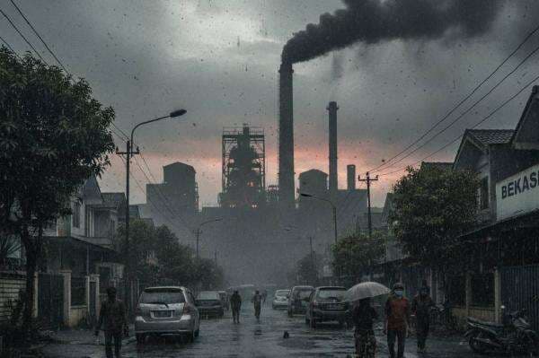 Fenomena Hujan Debu Hitam di Bekasi Berisiko Sebabkan Kanker jika Lambat Diatasi, Ini Penjelasannya Fenomena Hujan Debu Hitam di Bekasi Berisiko Sebabkan Kanker jika Lambat Diatasi, Ini Penjelasannya