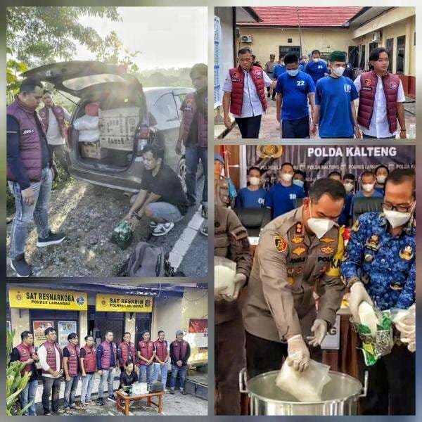 Polres Lamandau Gagalkan Pengiriman 2 Kg Sabu dari Pontianak Polres Lamandau Gagalkan Pengiriman 2 Kg Sabu dari Pontianak