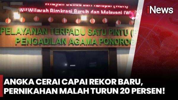 Miris! Angka Pernikahan di Indonesia Anjlok, Kasus Cerai Malah Meningkat Miris! Angka Pernikahan di Indonesia Anjlok, Kasus Cerai Malah Meningkat