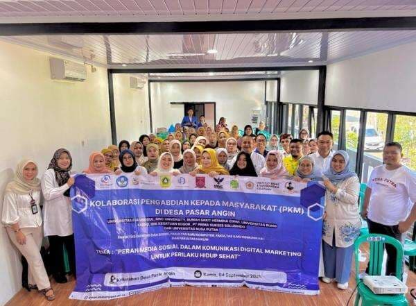 Pengabdian Masyarakat di Desa Pasir Angin Bogor, MNC University Dorong Pemanfaatan Medsos untuk Perilaku Hidup Sehat Pengabdian Masyarakat di Desa Pasir Angin Bogor, MNC University Dorong Pemanfaatan Medsos untuk Perilaku Hidup Sehat