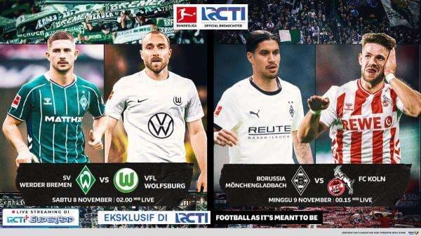 Live di RCTI! Jadwal Siaran Langsung Borussia Monchengladbach vs FC Koln di Bundesliga 2025-2026 Live di RCTI! Jadwal Siaran Langsung Borussia Monchengladbach vs FC Koln di Bundesliga 2025-2026