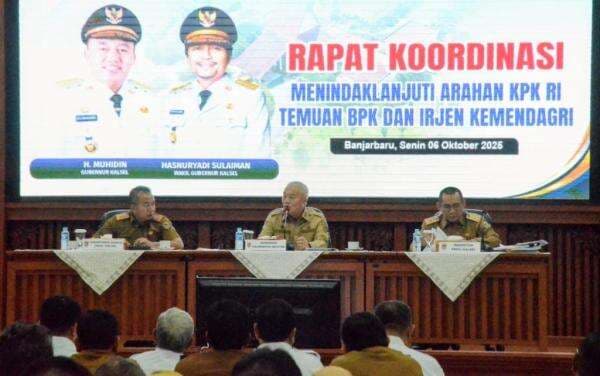 Gubernur Kalsel Dorong Percepatan Penyelesaian Tindak Lanjut Hasil Temuan BPK Gubernur Kalsel Dorong Percepatan Penyelesaian Tindak Lanjut Hasil Temuan BPK