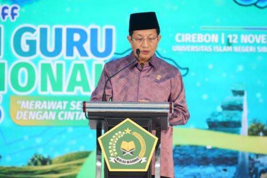 Buka Kick Off HGN 2025, Menag Nasaruddin: Guru Harus Integrasikan Ilmu dan Iman Buka Kick Off HGN 2025, Menag Nasaruddin: Guru Harus Integrasikan Ilmu dan Iman