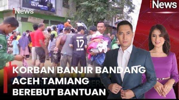 Korban Banjir Bandang di Aceh Berebut Bantuan, Ribuan Keluarga Bertahan di Pengungsian Korban Banjir Bandang di Aceh Berebut Bantuan, Ribuan Keluarga Bertahan di Pengungsian