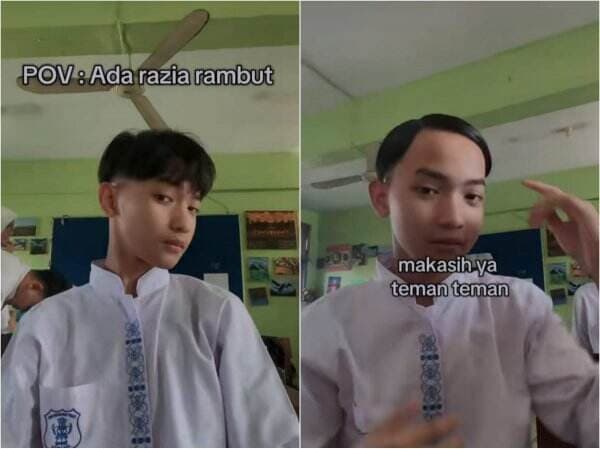 Viral, Hindari Razia Rambut, Siswa SMA Ini Malah Jadi Mirip Ijat di Serial Upin & Ipin Viral, Hindari Razia Rambut, Siswa SMA Ini Malah Jadi Mirip Ijat di Serial Upin & Ipin